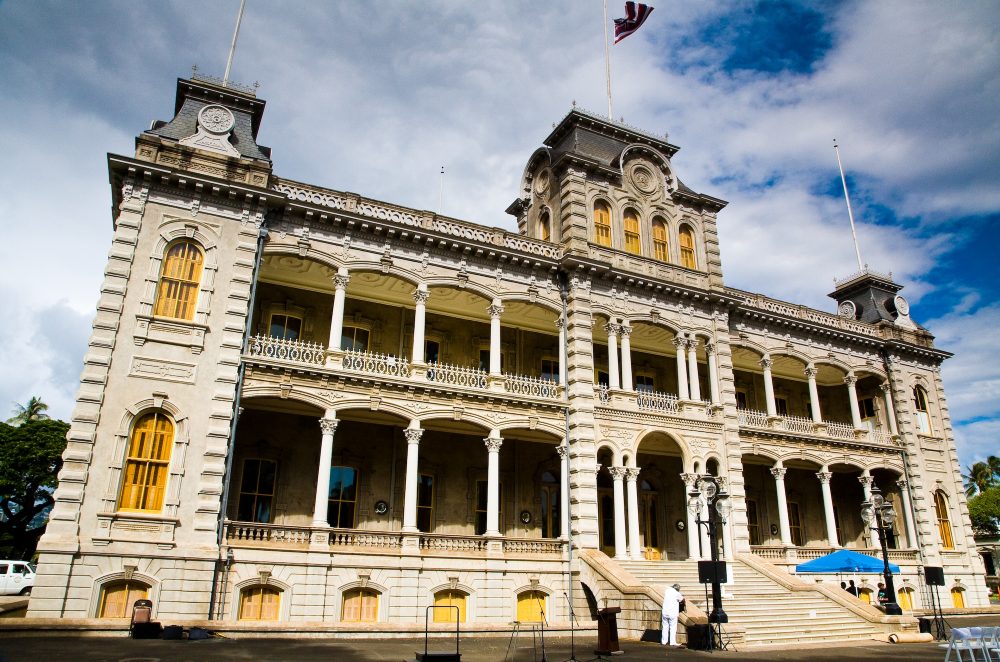 Iolani Palace, the only royal palace on US soil.